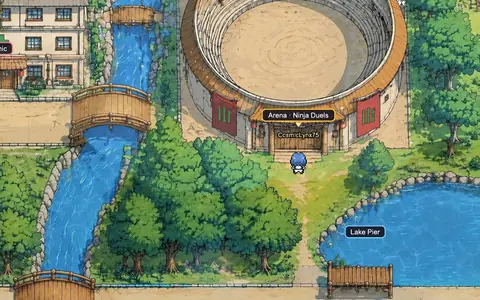 Screenshot of Bamboo Ninja Village